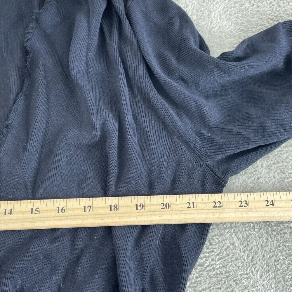 Sigrid Olsen Womens Blue Open-Front Cardigan Xl 2… - image 5